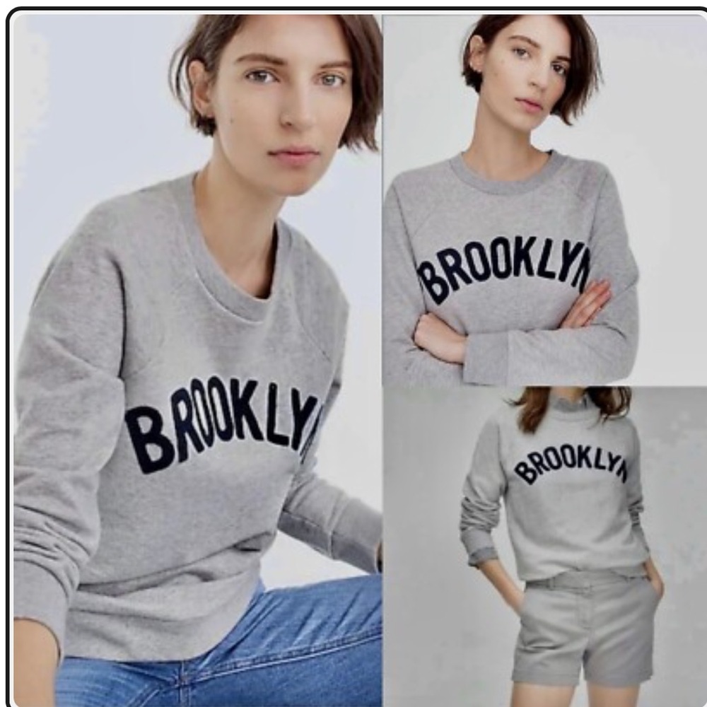 J. Crew Gray Brooklyn Women's Sweater